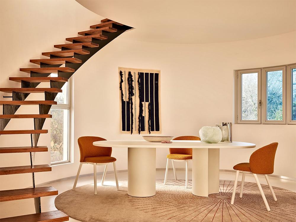 ZANOTTA table ovale BOL 230 cm