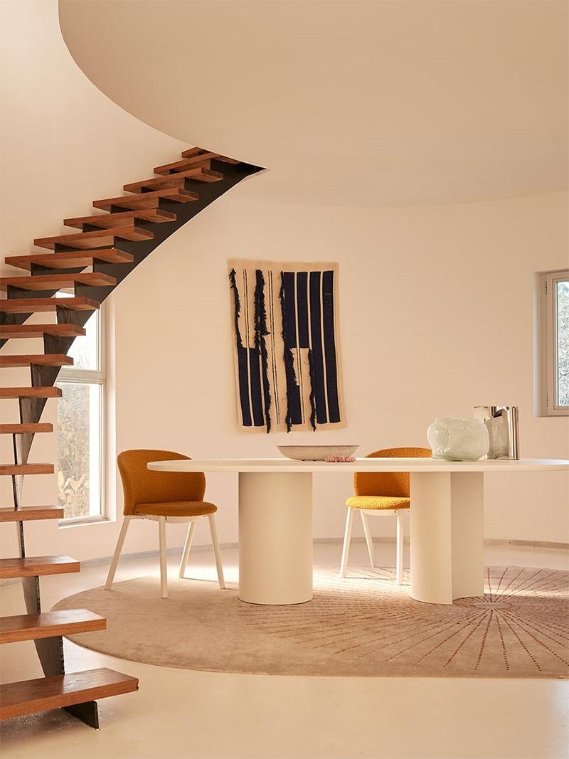 ZANOTTA table ovale BOL 230 cm