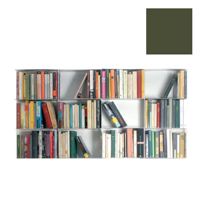 KRIPTONITE bibliothèque murale KROSSING Vert opaque 133 x 75 cm