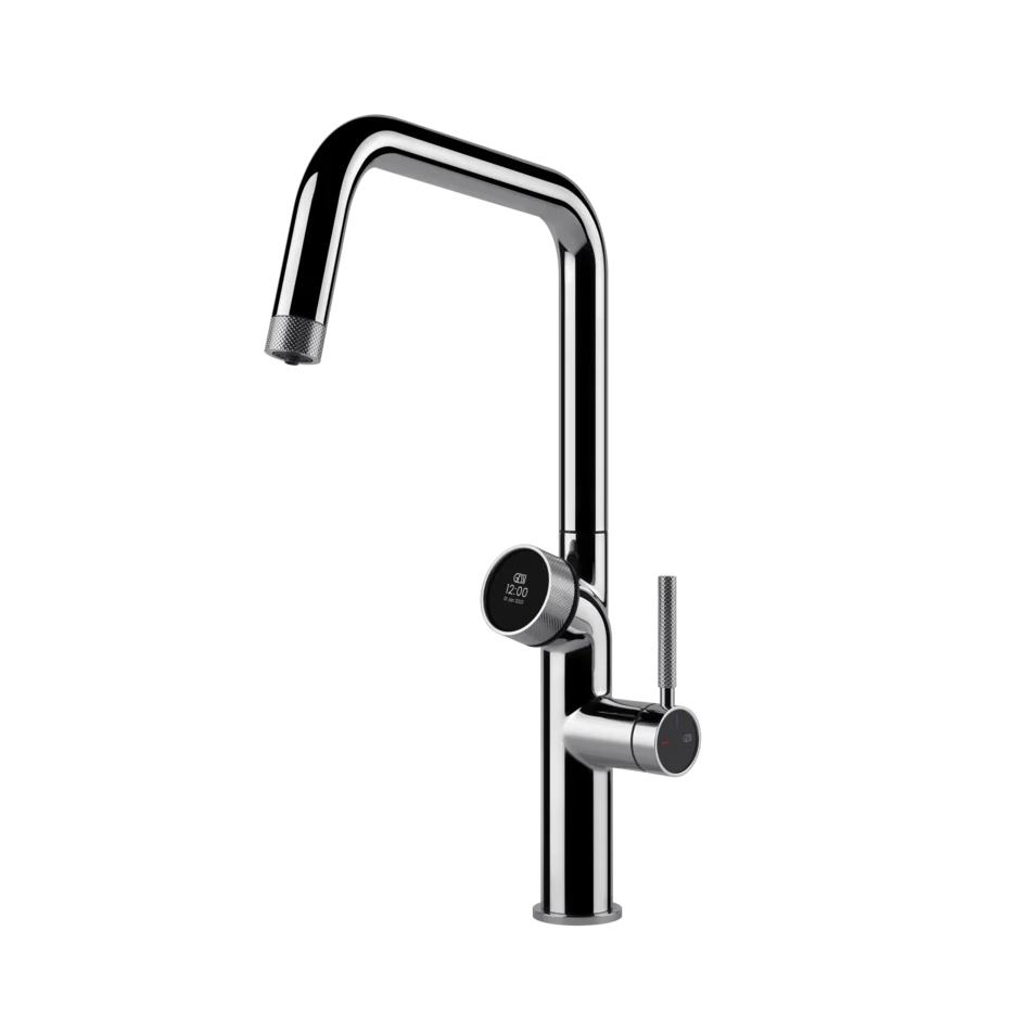 GESSI kitchen mixer tap 60721 031 Chrome VITA Collection with HOT unit 60806
