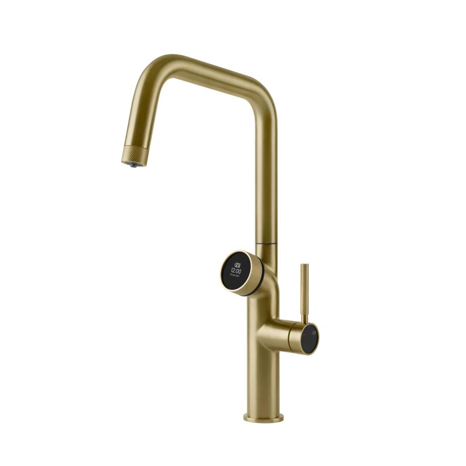GESSI mitigeur de cuisine 60721 727 Brass Brushed VITA Collection avec unité FROID 60802