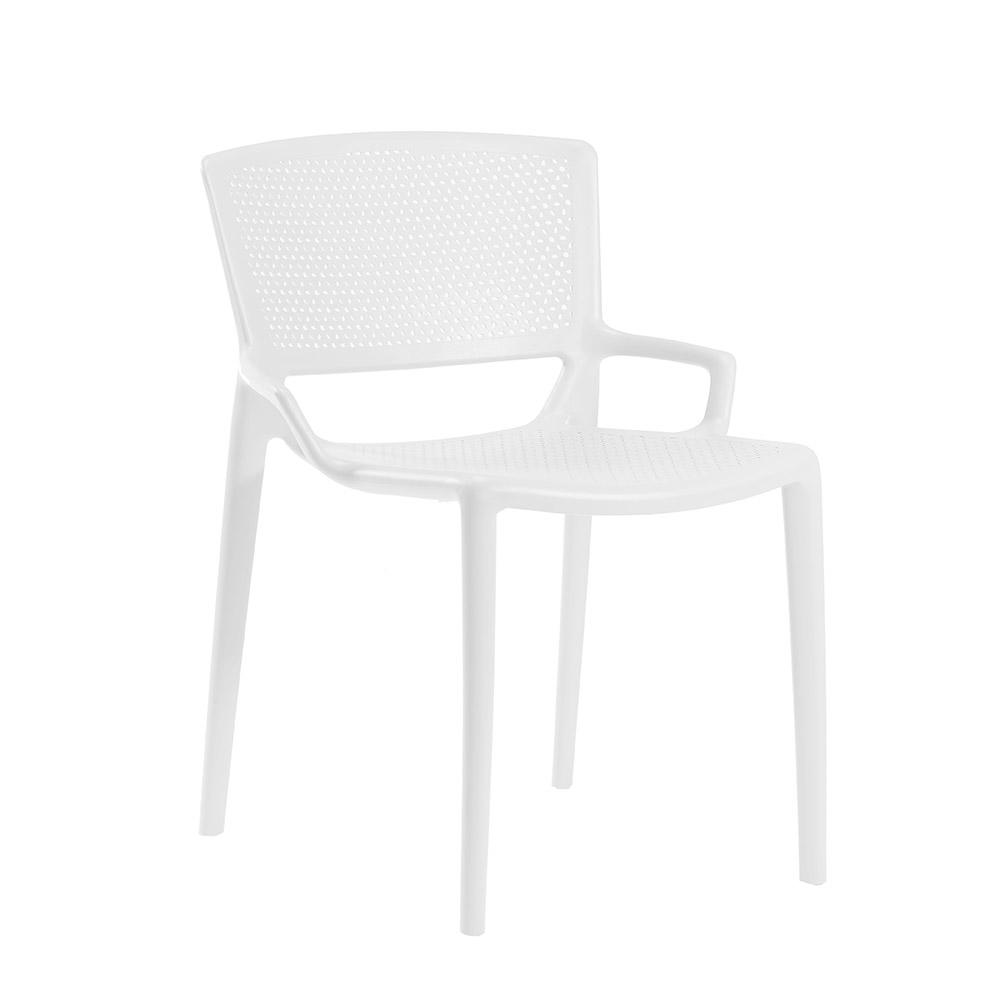 INFINITI set de 8 chaises perforé FIORELLINA