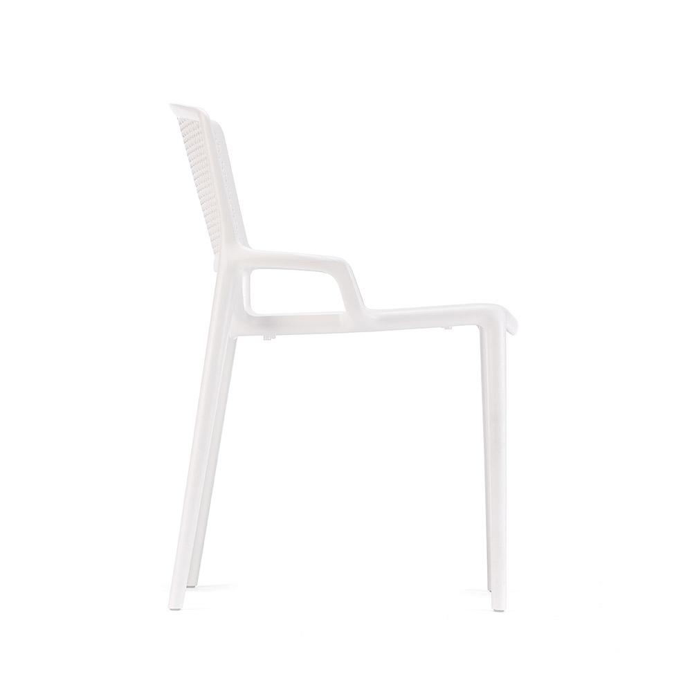 INFINITI set de 8 chaises perforé FIORELLINA