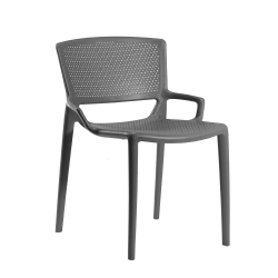 INFINITI set de 8 chaises perforé FIORELLINA