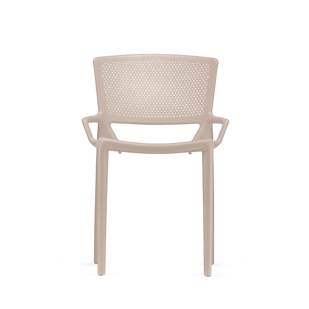 INFINITI set de 8 chaises perforé FIORELLINA