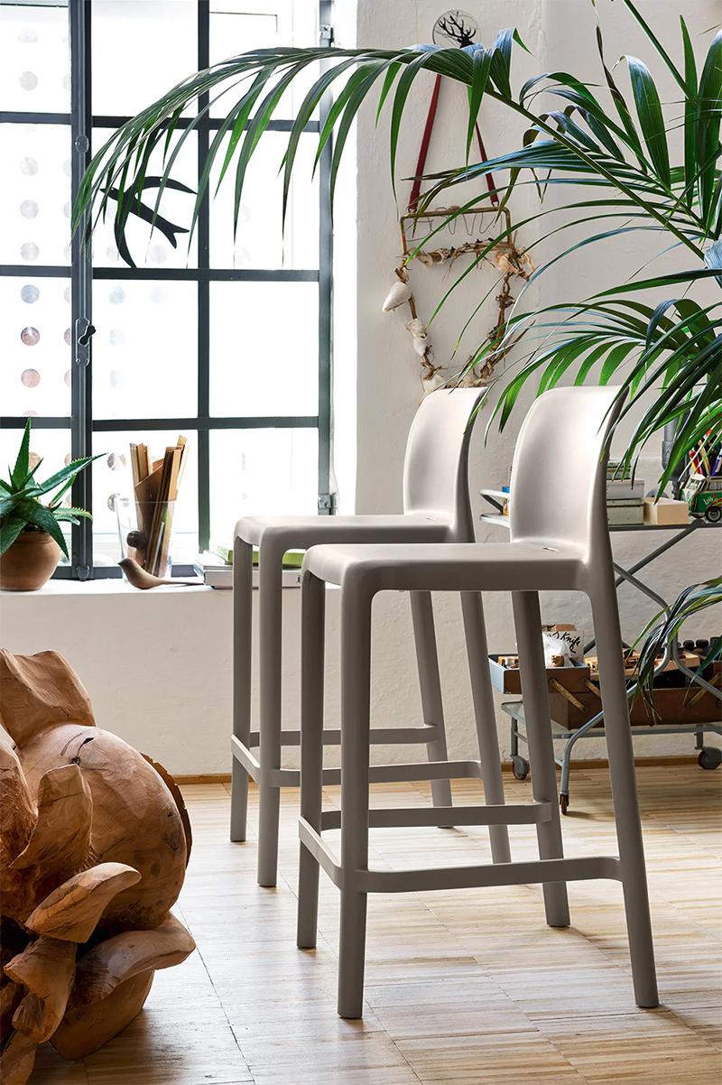 CONNUBIA set of 2 outdoor stools BAYO