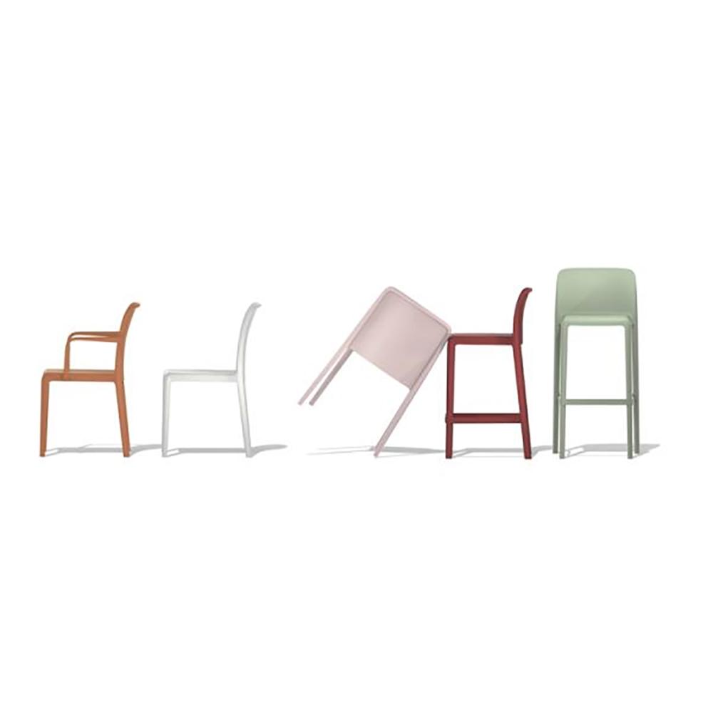 CONNUBIA set de 4 chaises BAYO pour extérieur