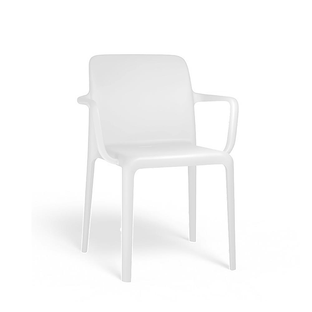 CONNUBIA set of 4 outdoor chairs with arms BAYO