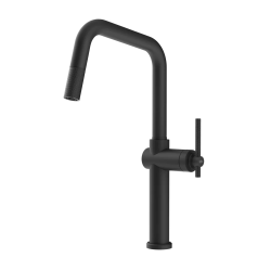 GESSI mixer kitchen tap with pull-out handshower 60652 HABITO Collection