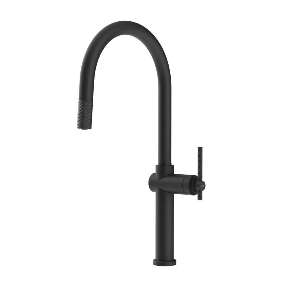 GESSI mixer kitchen tap with pull-out handshower 60672 HABITO Collection