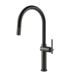 GESSI mixer kitchen tap with pull-out handshower 60672 HABITO Collection