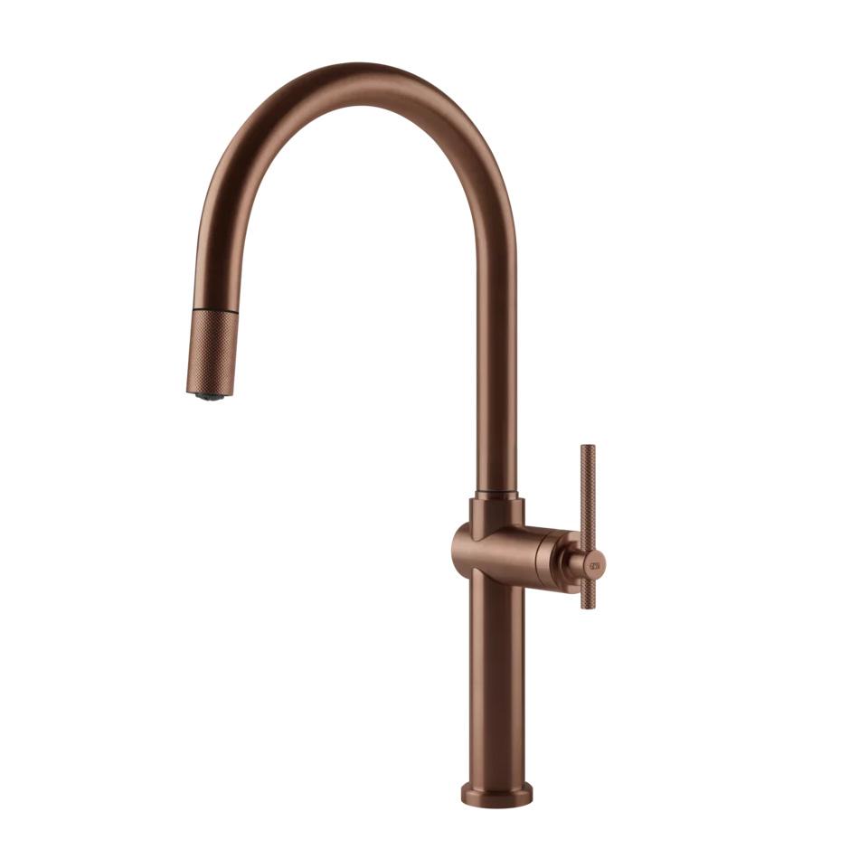 GESSI mixer kitchen tap with pull-out handshower 60672 HABITO Collection