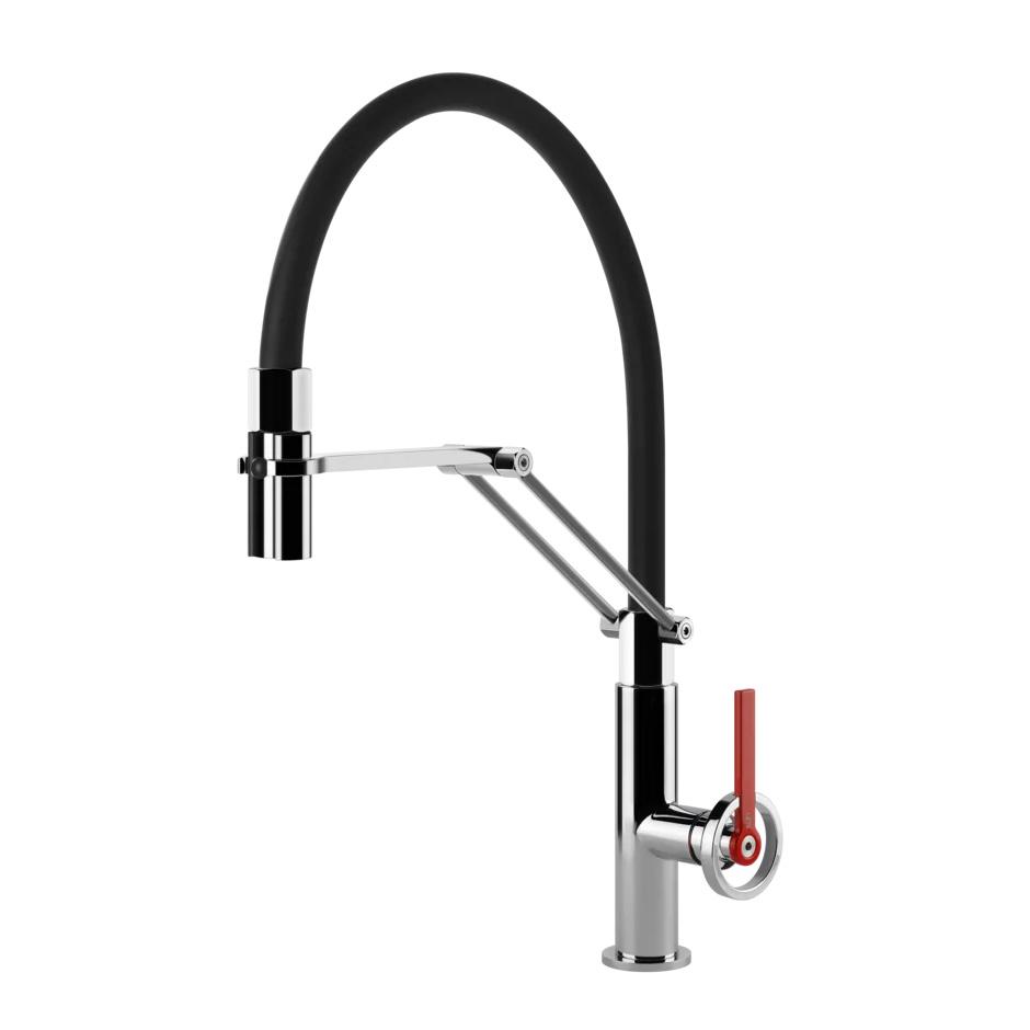GESSI mixer kitchen tap semi-professional 60205 OFFICINE V Collection