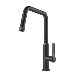 GESSI mixer kitchen tap with pull-out shower 60053 OFFICINE Collection