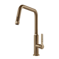 GESSI mixer kitchen tap with pull-out shower 60053 OFFICINE Collection