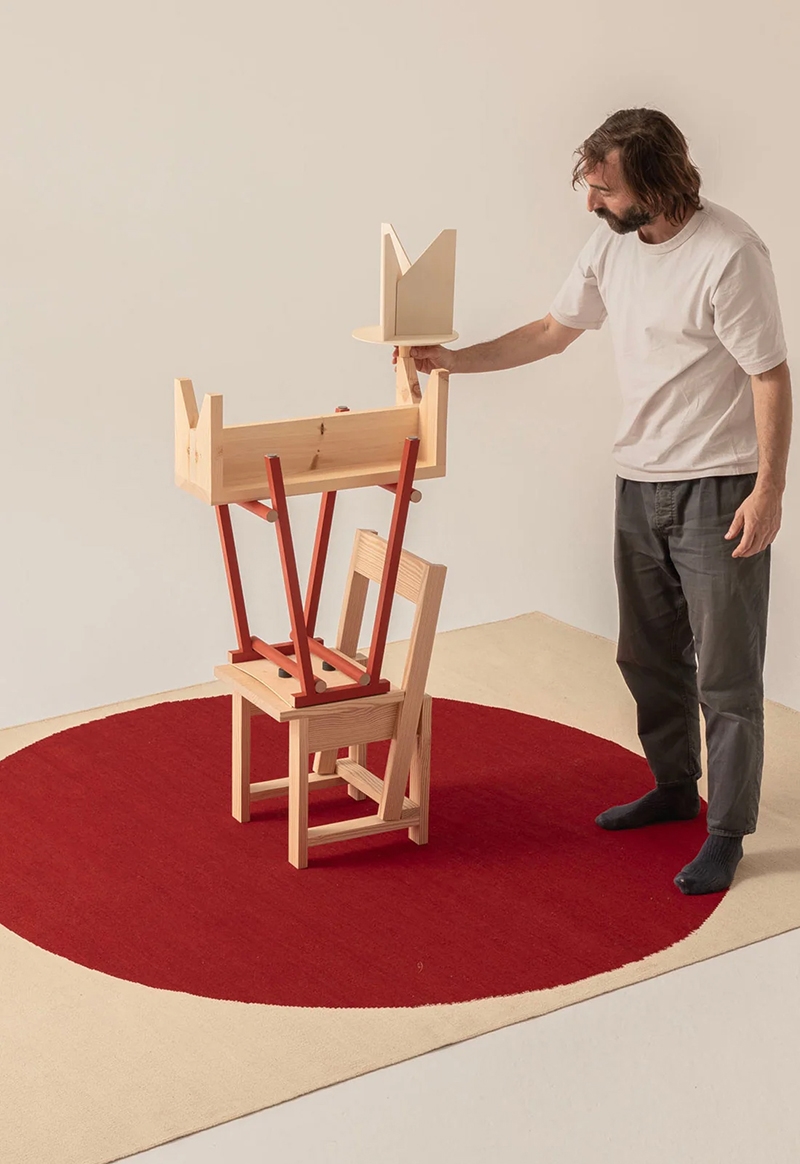 NANIMARQUINA tapis TOPO Red