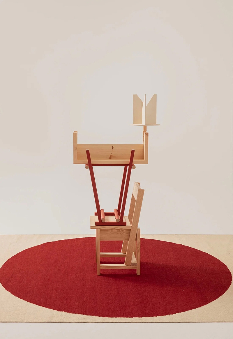 NANIMARQUINA tapis TOPO Red