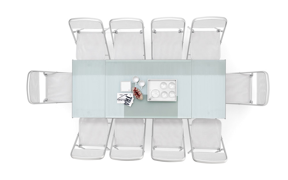 CONNUBIA set 2 folding chairs ALU CB/205