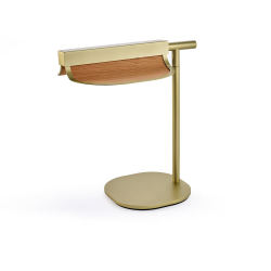 LZF LUZIFER lampe de table OMMA 1 LEAF 2700K, structure en or