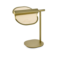LZF LUZIFER lampe de table OMMA 1 LEAF 2700K, structure en or