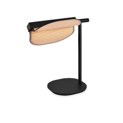 LZF LUZIFER lampe de table OMMA 1 LEAF 3000K, structure noire