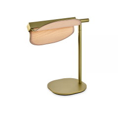 LZF LUZIFER lampe de table OMMA 1 LEAF 4000K, structure en or