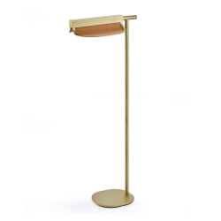 LZF LUZIFER lampadaire OMMA 1 LEAF 3000K, structure en or