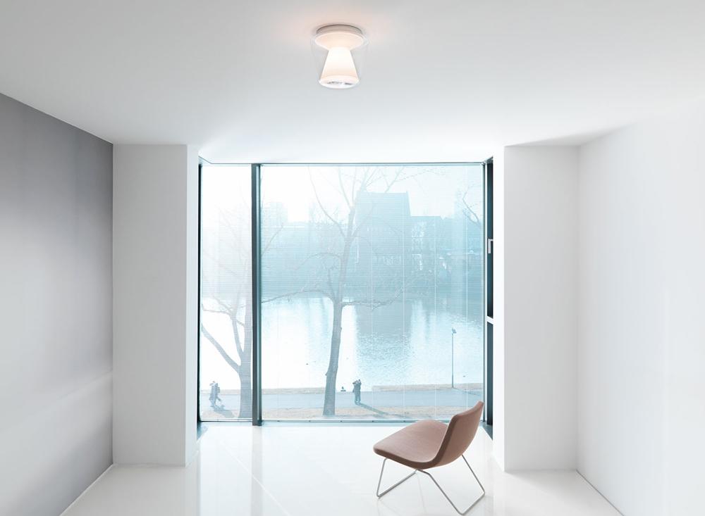 SERIEN LIGHTING ceiling lamp ANNEX S opal reflector