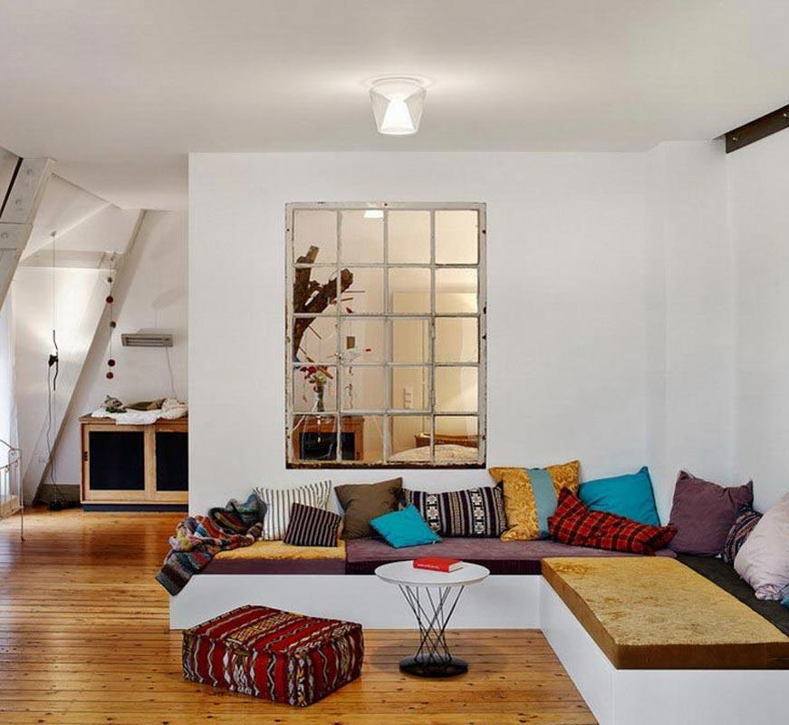 SERIEN LIGHTING ceiling lamp ANNEX S opal reflector