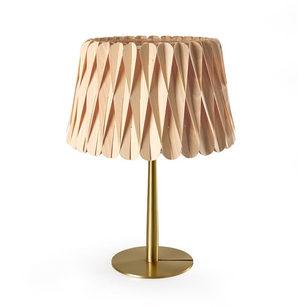 LZF LUZIFER lampe de table LOLA MEDIUM base or