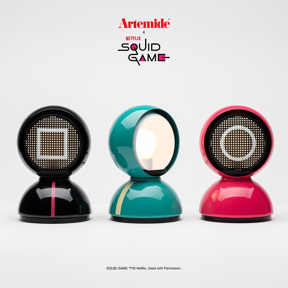 ARTEMIDE table lamp ECLISSE X SQUID GAME Special Edition