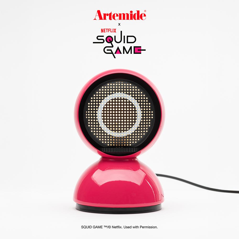 ARTEMIDE table lamp ECLISSE X SQUID GAME Special Edition