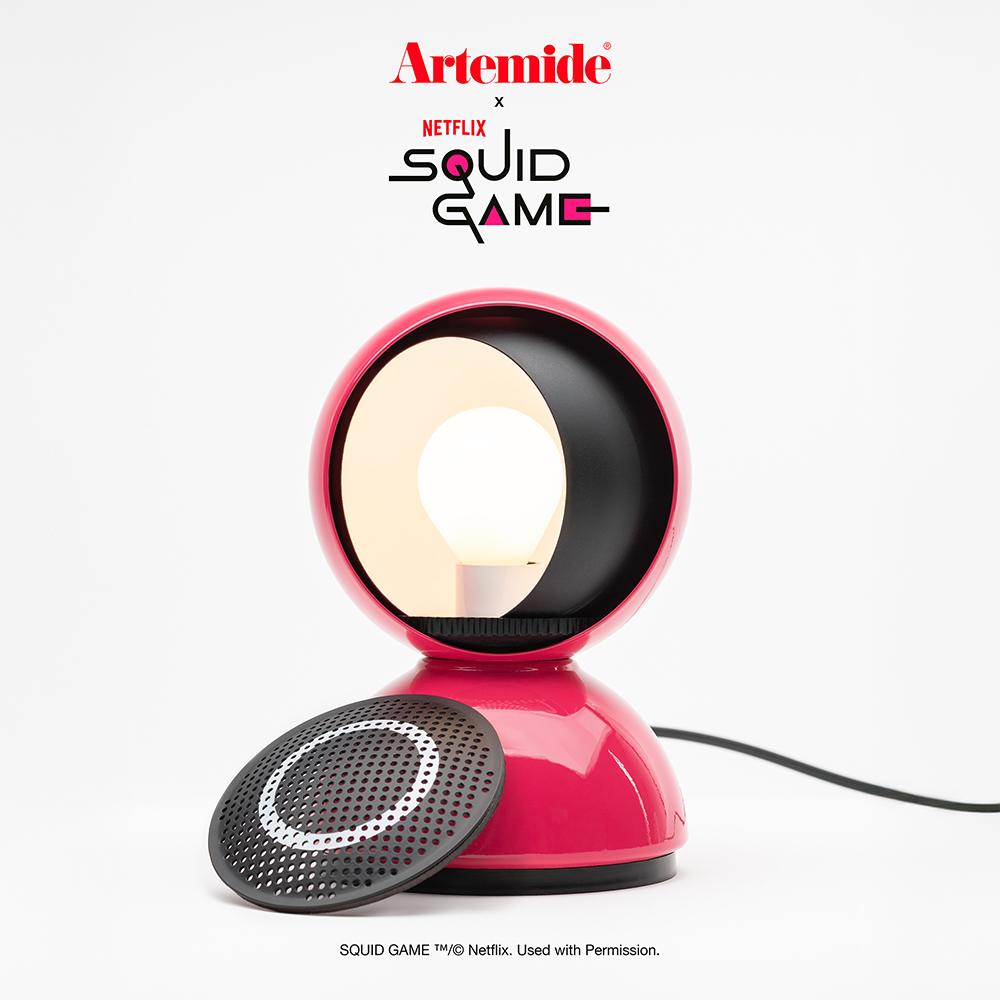 ARTEMIDE table lamp ECLISSE X SQUID GAME Special Edition
