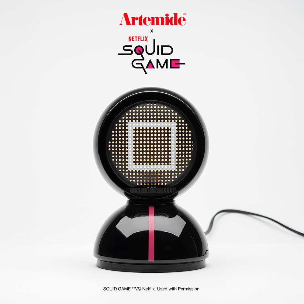 ARTEMIDE table lamp ECLISSE X SQUID GAME Special Edition