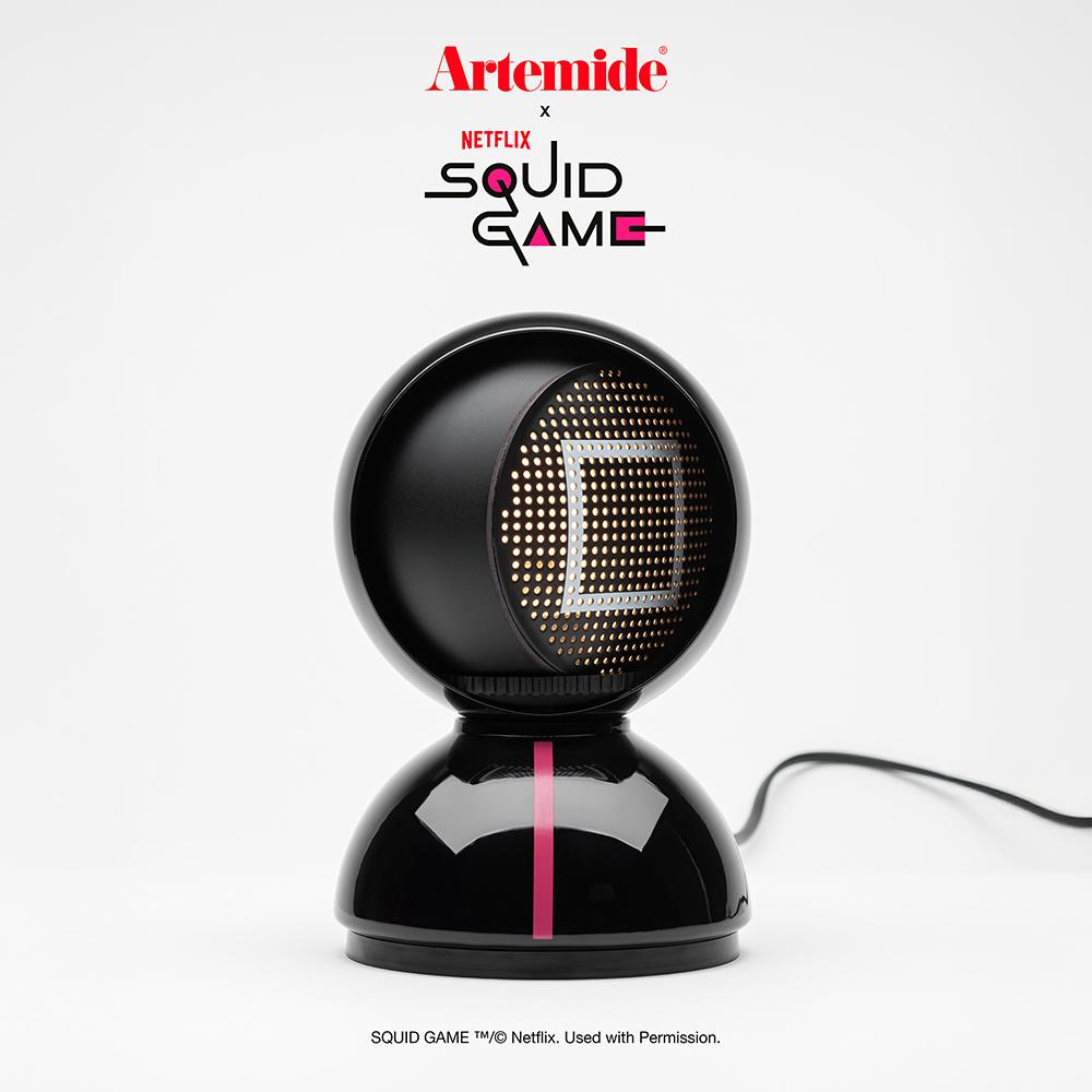 ARTEMIDE table lamp ECLISSE X SQUID GAME Special Edition