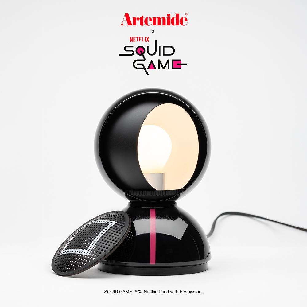 ARTEMIDE table lamp ECLISSE X SQUID GAME Special Edition