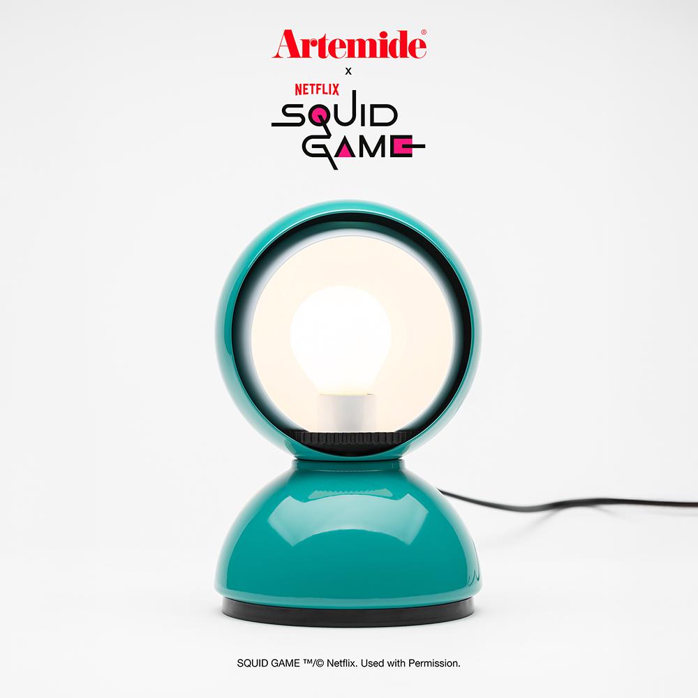 ARTEMIDE table lamp ECLISSE X SQUID GAME Special Edition