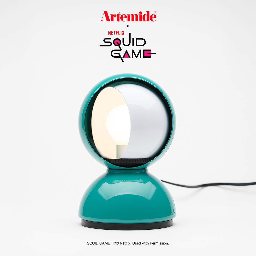 ARTEMIDE table lamp ECLISSE X SQUID GAME Special Edition