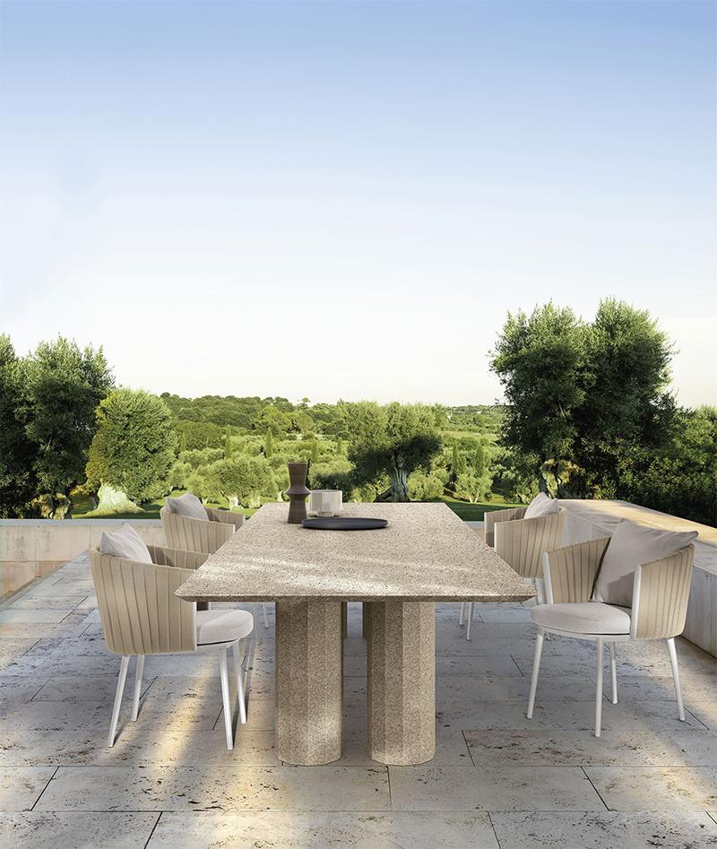 TALENTI table d'extérieur 280 x 110 cm SALINAS Collezione Icon