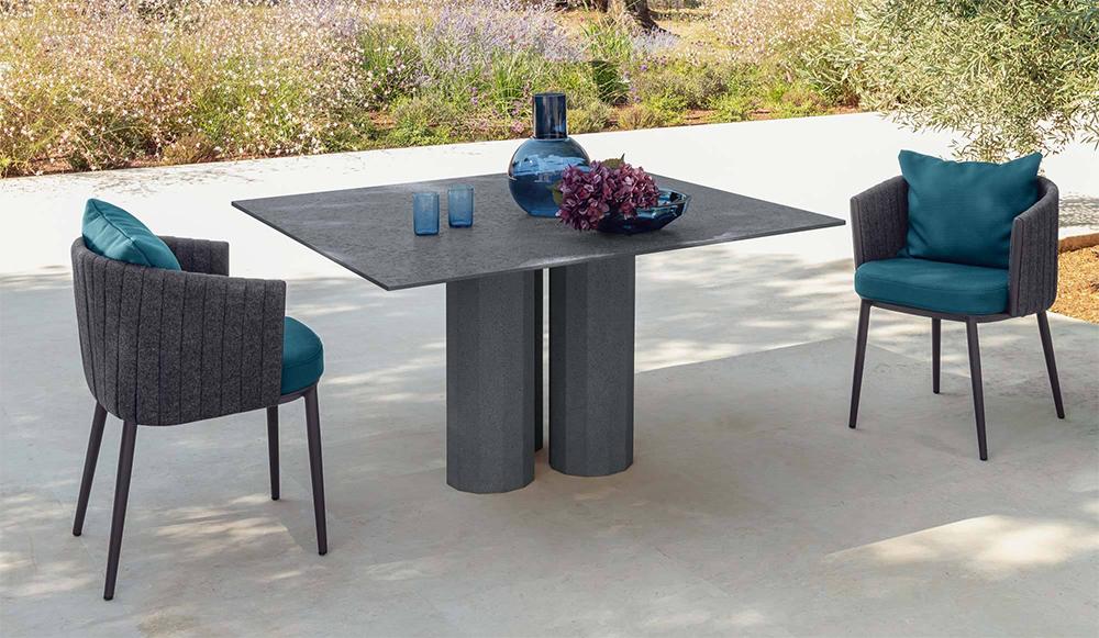 TALENTI outdoor table 140 x 140 SALINAS Collezione Icon