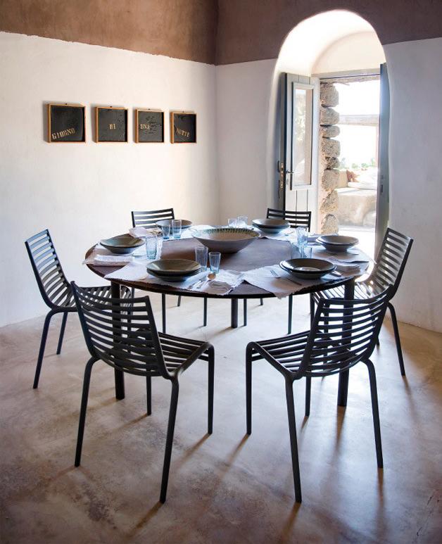 DRIADE set de 4 chaises avec accoudoirs PIP-E