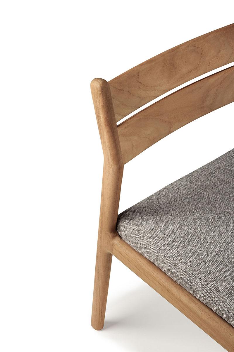 ETHNICRAFT outdoor chair with pillow JACK