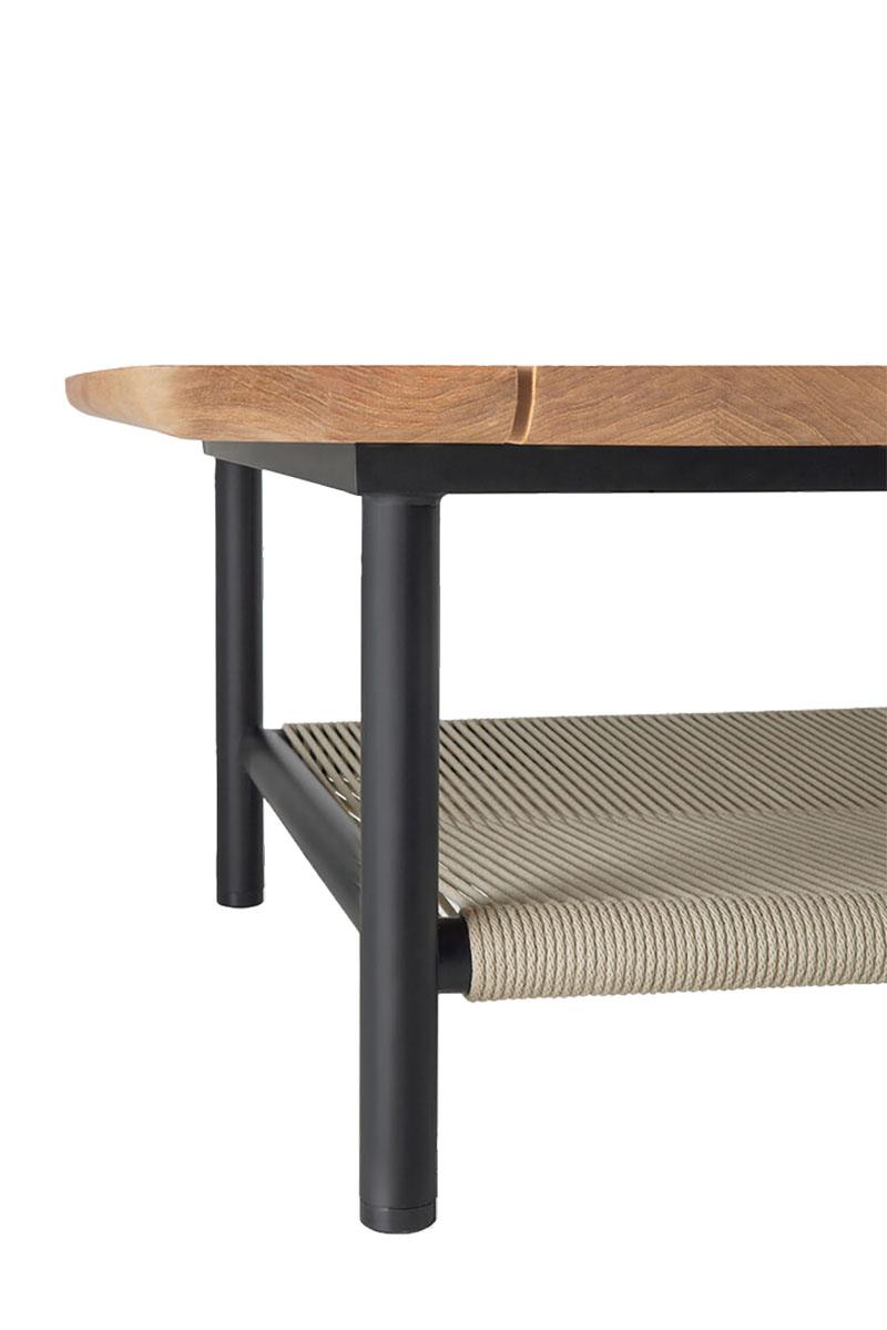 ETHNICRAFT table carré basse d'extérieur CORBEY 80cm