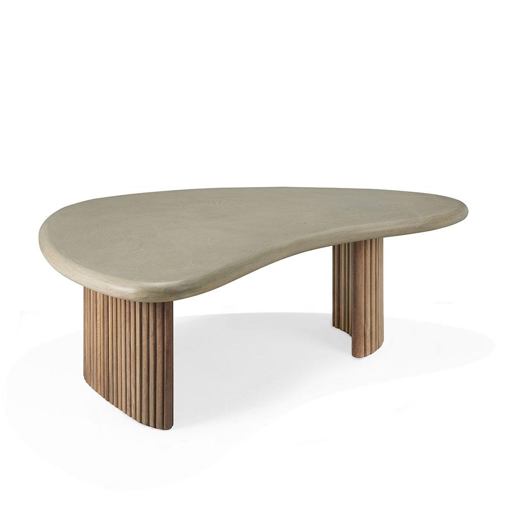 ETHNICRAFT table basse d'extérieur BOOMERANG 90cm
