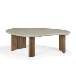 ETHNICRAFT table basse d'extérieur BOOMERANG 126cm