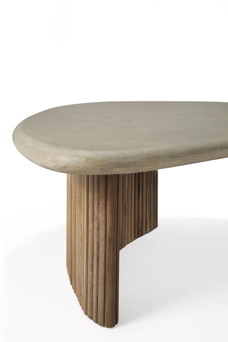 ETHNICRAFT table basse d'extérieur BOOMERANG 126cm