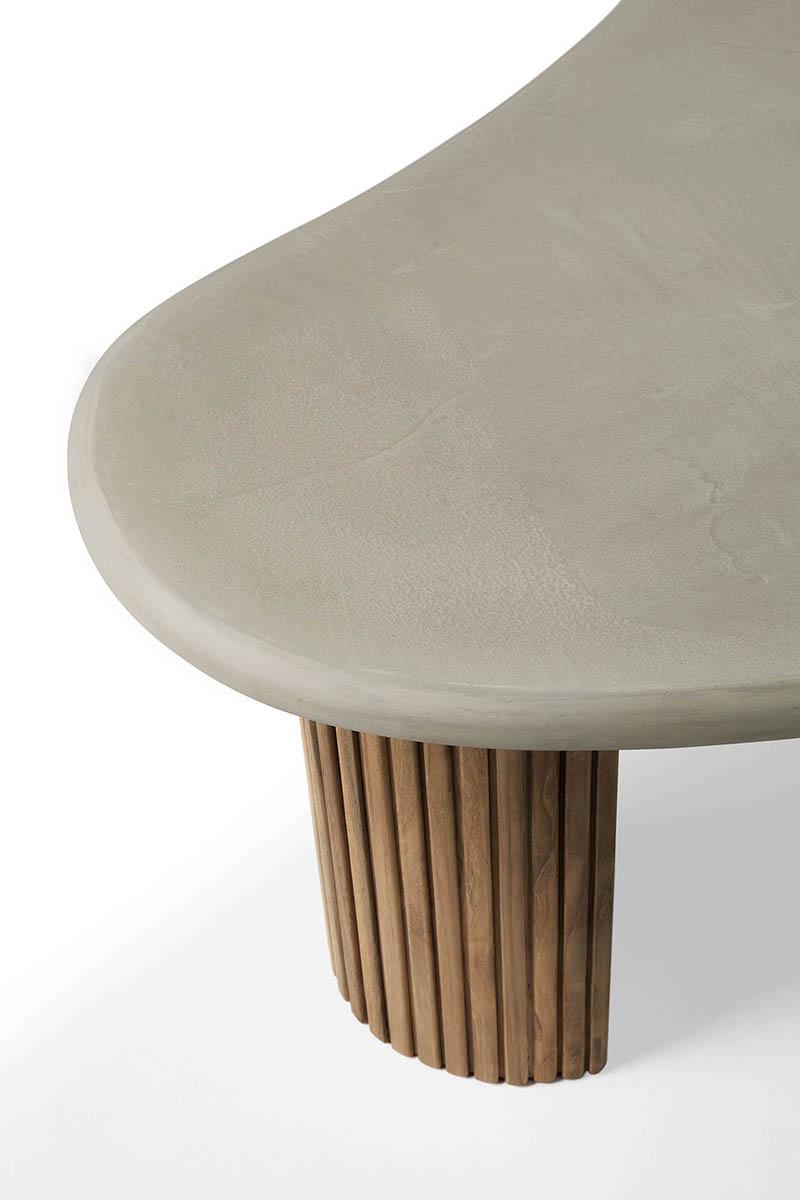 ETHNICRAFT table basse d'extérieur BOOMERANG 126cm