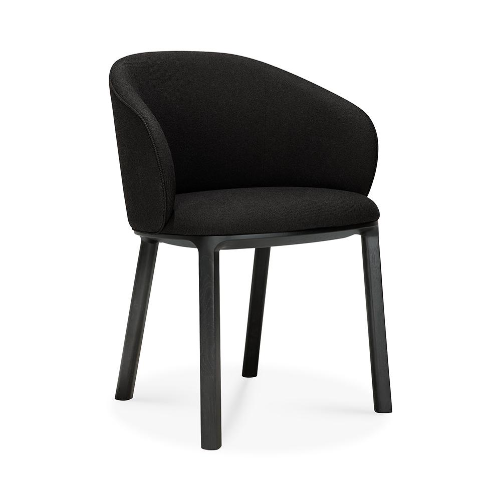 ETHNICRAFT chaise rembourrée avec accoudoirs UNDA