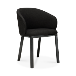 ETHNICRAFT chaise rembourrée avec accoudoirs UNDA