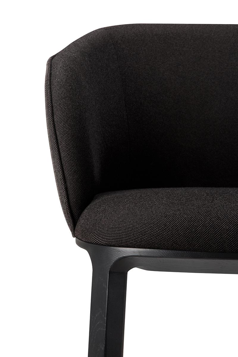 ETHNICRAFT chaise rembourrée avec accoudoirs UNDA